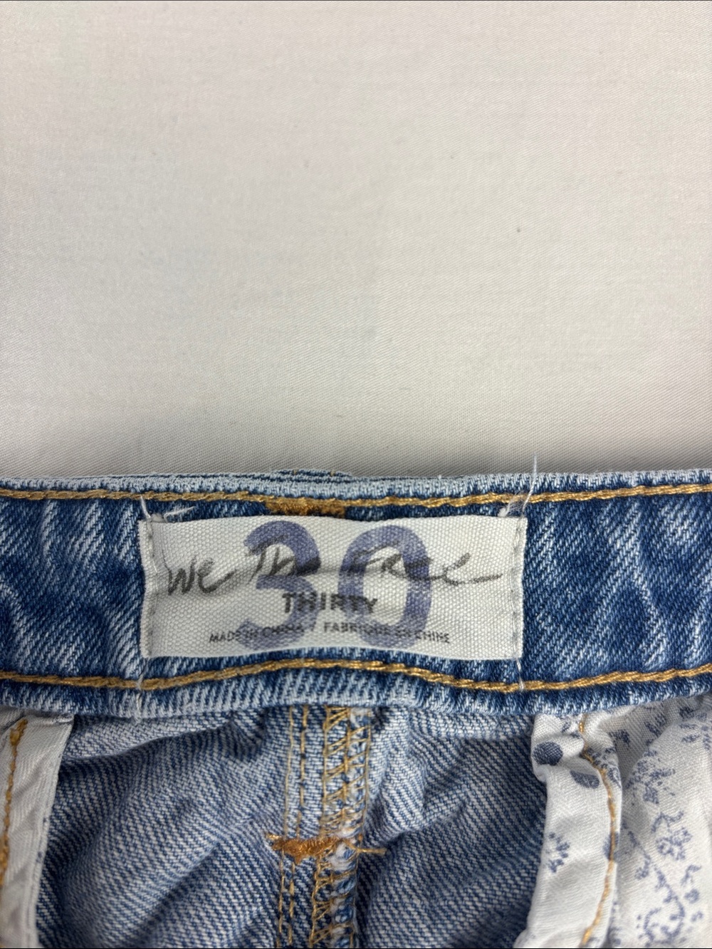 We The Free Cortez Pieced Jeans Quilted Patchwork size 30 - Picture 3 of 10